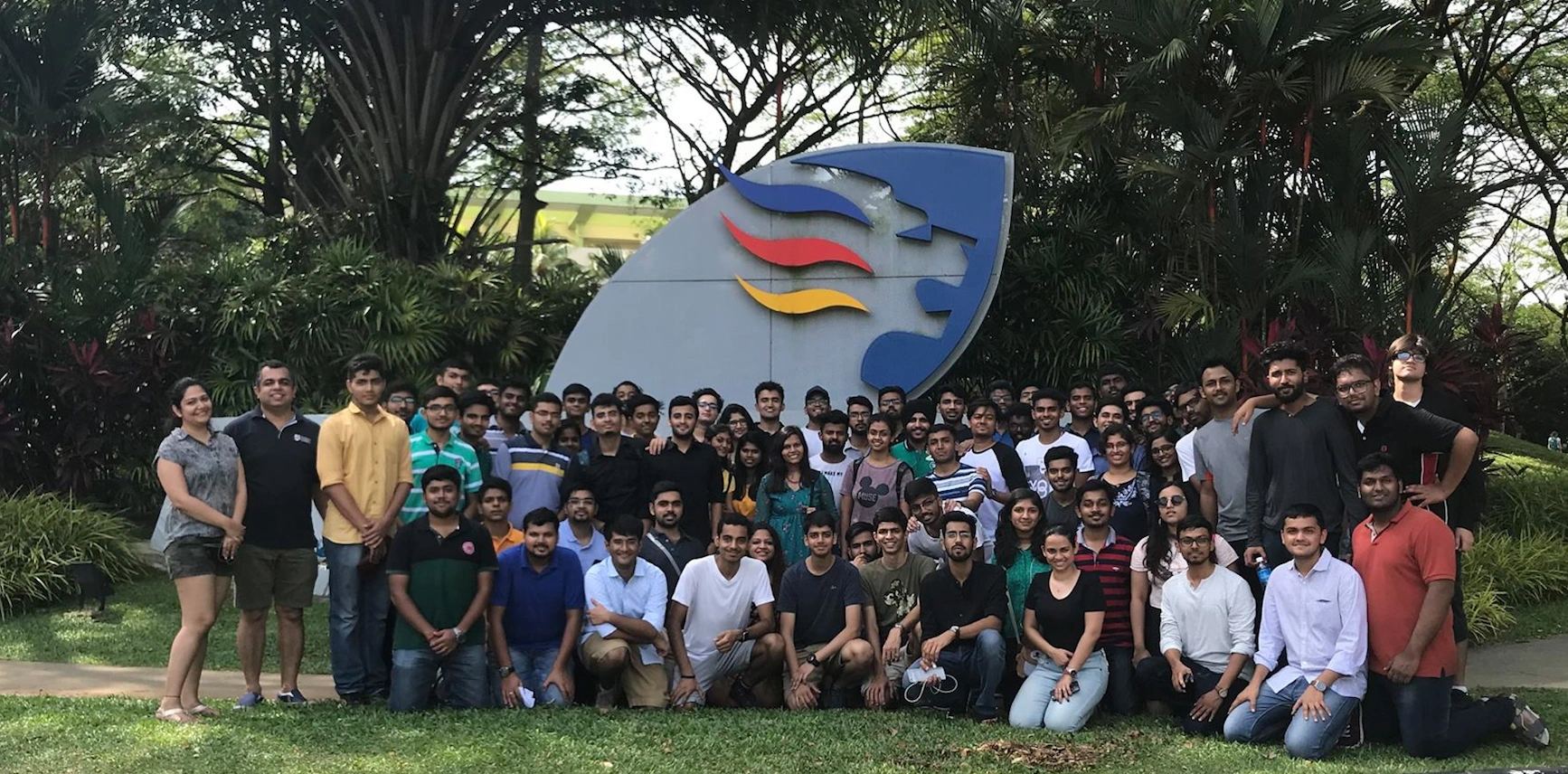 Immersion Participants on a Campus Orientation at NUS